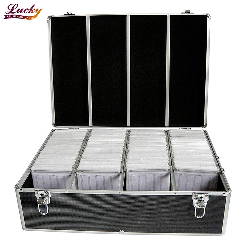 aluminum CD Storage Case / DVD Storage Case holds 510 CD's or DVD's