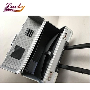 New design and low price for aluminium Trolley Pilot Case