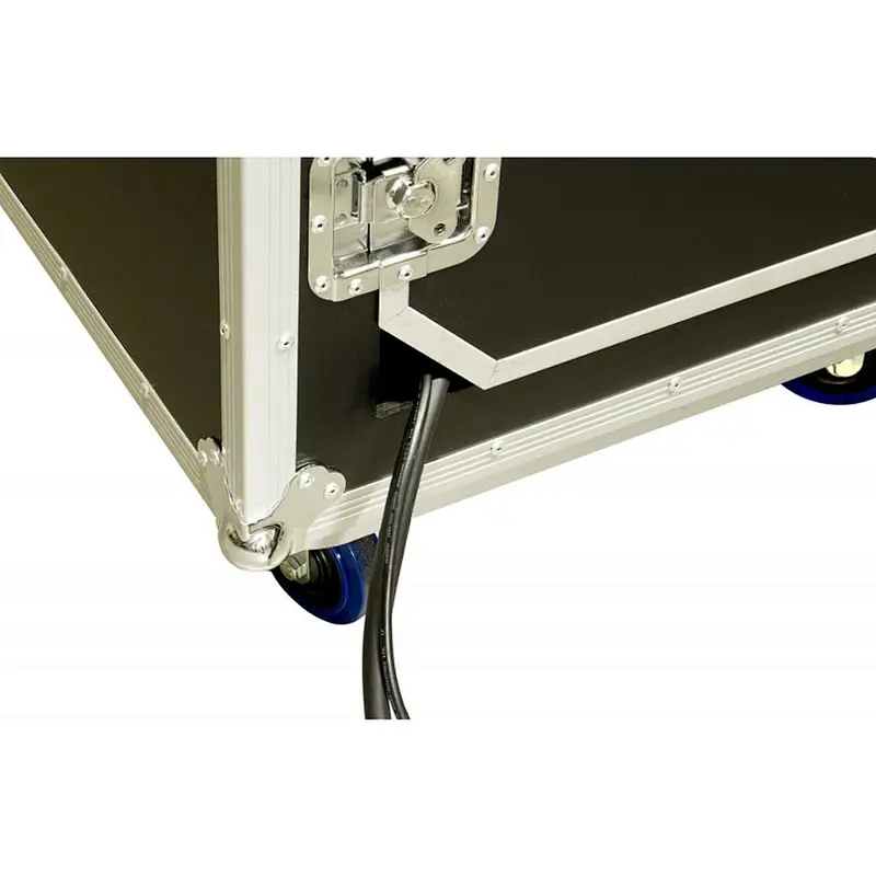 Portable Custom Effect Flight Case 10*18U Rack Case with castors for travel