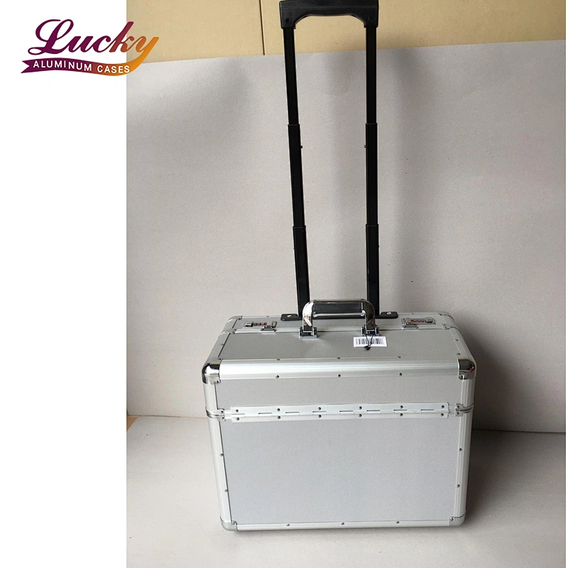 New design and low price for aluminium Trolley Pilot Case