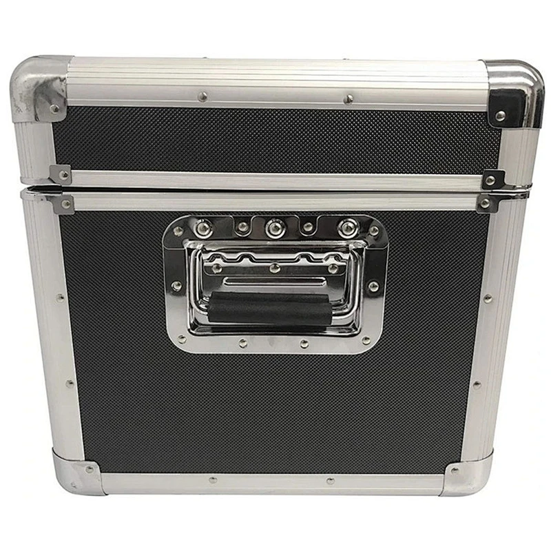 7''LPs 200pcs Vinyl record case  Hard Carry Durable with HIgh quality accessories Aluminum record case