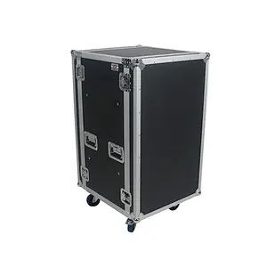 20 Space (20U) ATA Rack Amp Road Shock Mount Case with Casters