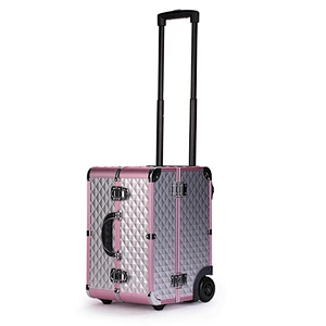 Makeup Trolley Case Rolling Makeup Case Travel Case Beauty Makeup Bag Cosmetic Organiser On Wheels