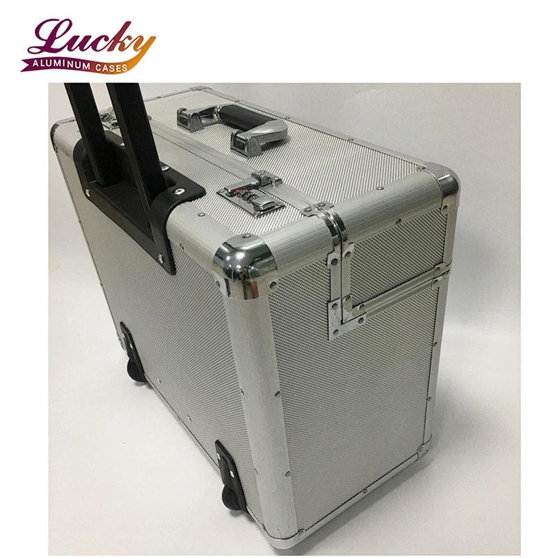 Trolley Aluminium Case Pilot Trolley Aluminum Case Trolly Suitcase Trolley Luggage Bag