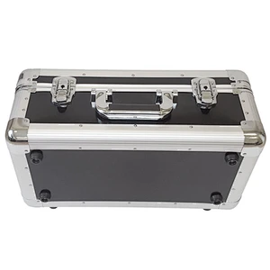 Aluminum flight CD/DVD Case Holds up 110 DVDs Case  Aluminum Storage Case Black