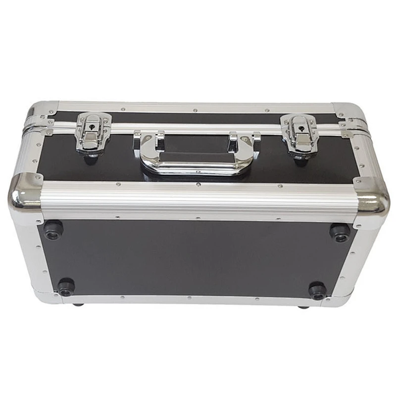 Aluminum flight CD/DVD Case Holds up 110 DVDs Case  Aluminum Storage Case Black