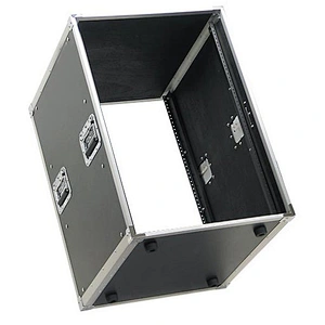 heavy duty custom pullover style Racks flight U case with casters 12U 14U 16U 18U for Stage