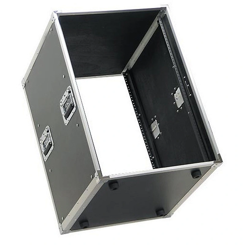 heavy duty custom pullover style Racks flight U case with casters 12U 14U 16U 18U for Stage