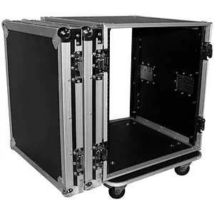 12 Space 12U Vertical Amplifier Rack Case Flight Case With Casters