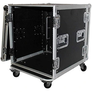 12 Space 12U Vertical Amplifier Rack Case Flight Case With Casters