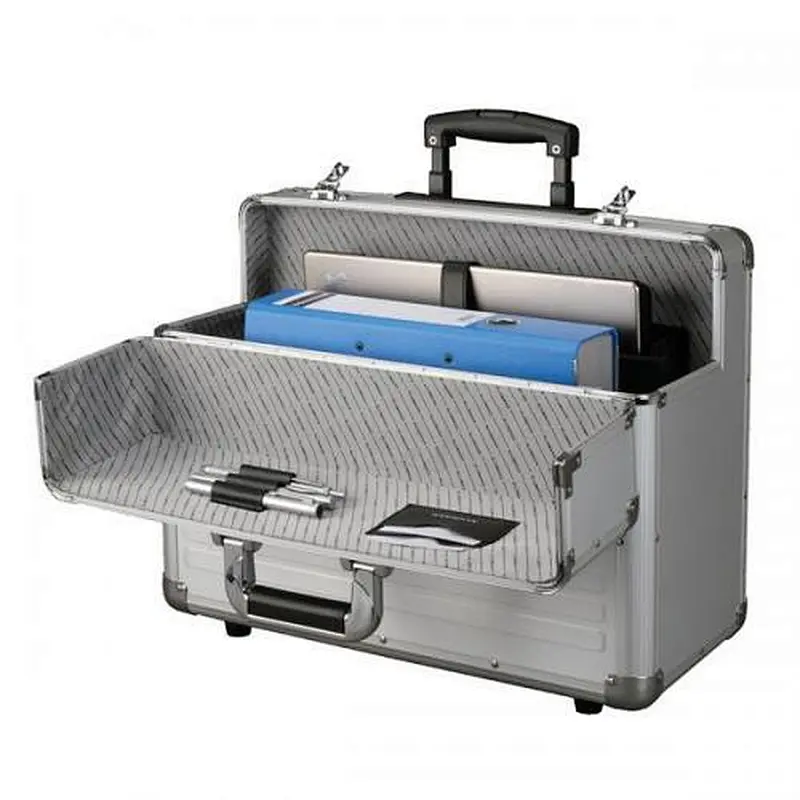 New design and low price for aluminium Trolley Pilot Case