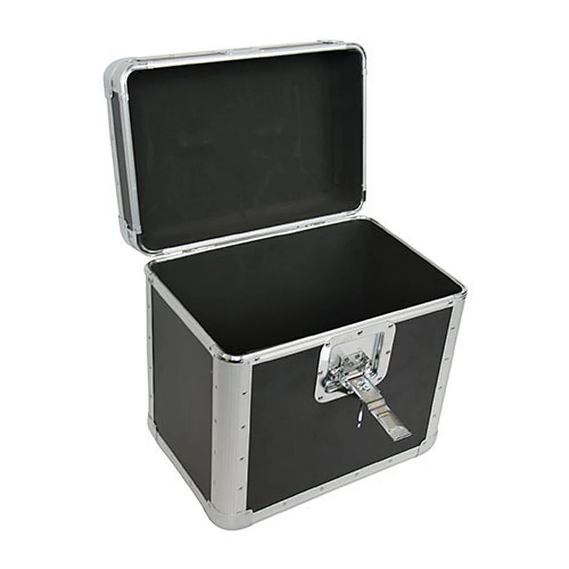 Hot selling Aluminum Vinyl Case Retro LP Vinyl Tool Accessories Storage Carry Case