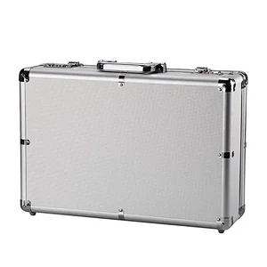 Portable Custom Aluminum Brief Case Notebook Lock Attach Case