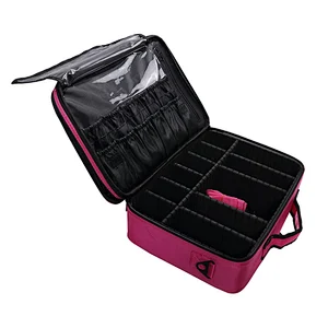 China Manufacturer Professional Large Capacity Makeup Brush Travel Case
