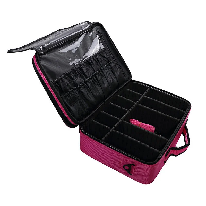 China Manufacturer Professional Large Capacity Makeup Brush Travel Case