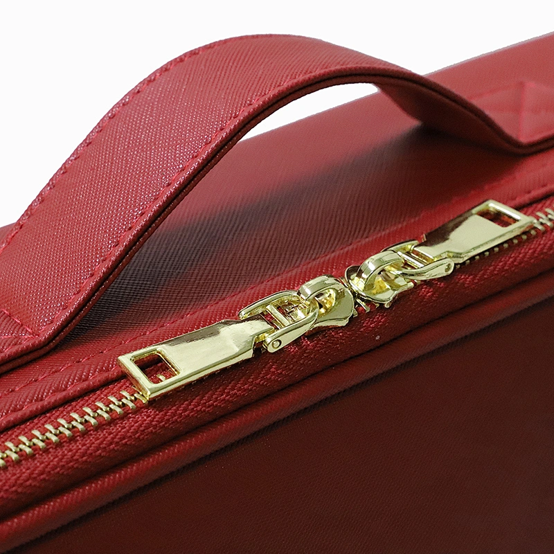 13.7 Inch Wind Red Cosmetic Bag Makeup New Product
