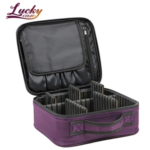 Factory Custom Cosmetic Toiletry Bag Dark Purple