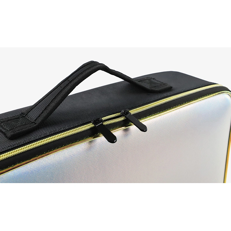 Large Capacity Bright Color Leather Makeup Artist Bag