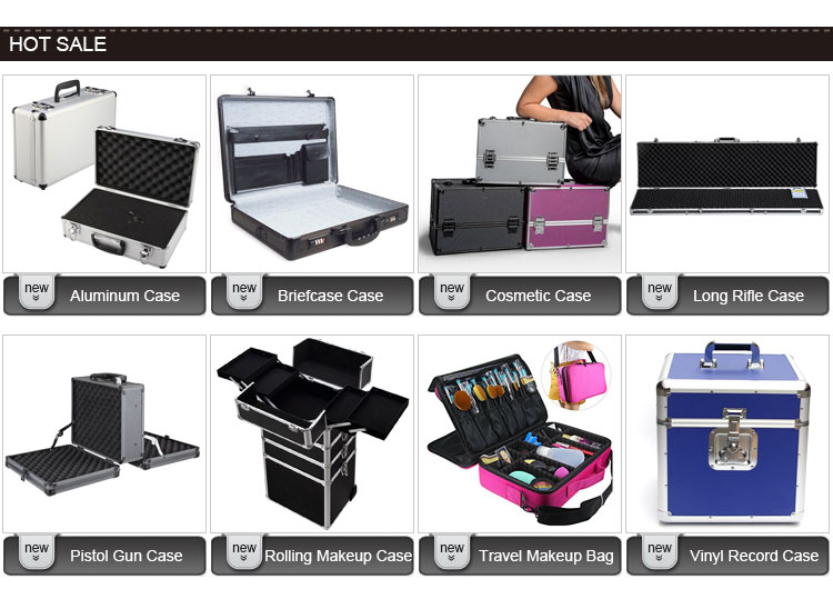 Aluminum Instrument Hard Tool Case with Custom Foam Insert