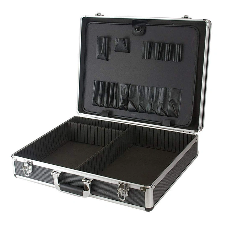 Universal Aluminum Hard Case Foam Tool Box Tool Case Aluminum Portable Case for tool Customize size Case