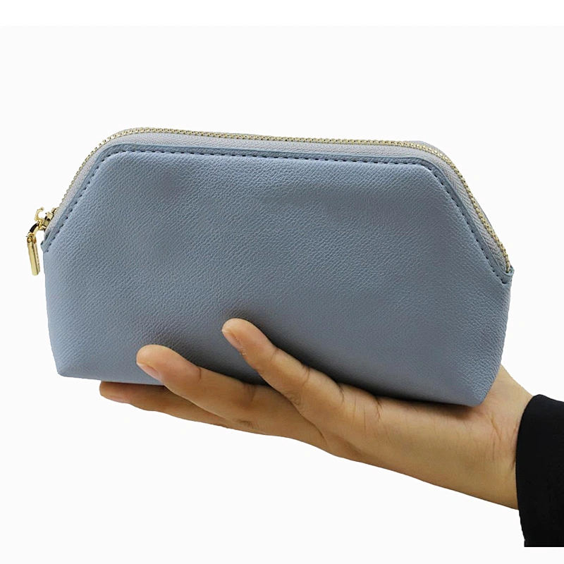 High Quality PU Leather Custom Logo Small Makeup Pouch Bag for Coin Purse Lipstick Storage