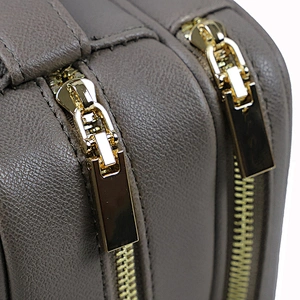Good Quality Leather 2 Layer Cosmetic Beauty Pouch