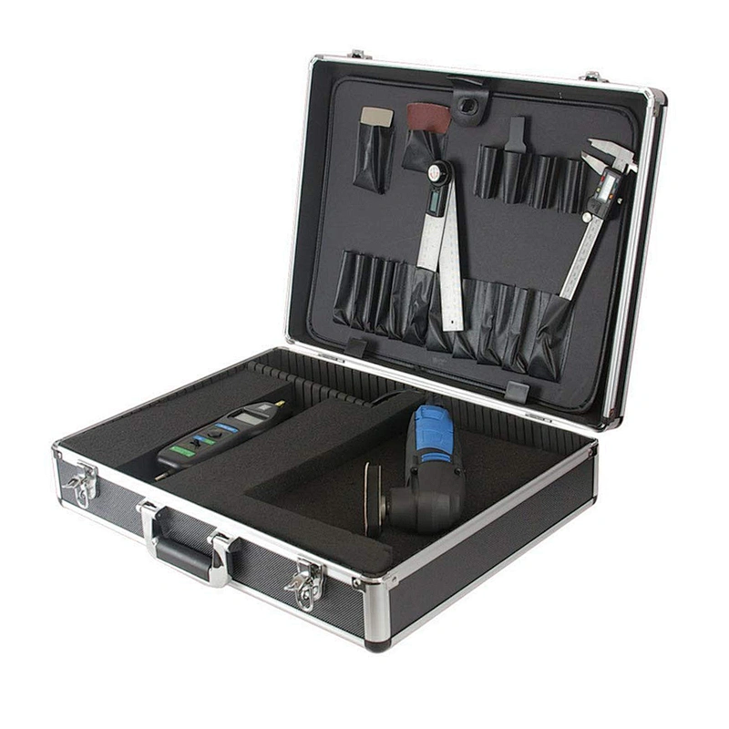 Universal Aluminum Hard Case Foam Tool Box Tool Case Aluminum Portable Case for tool Customize size Case