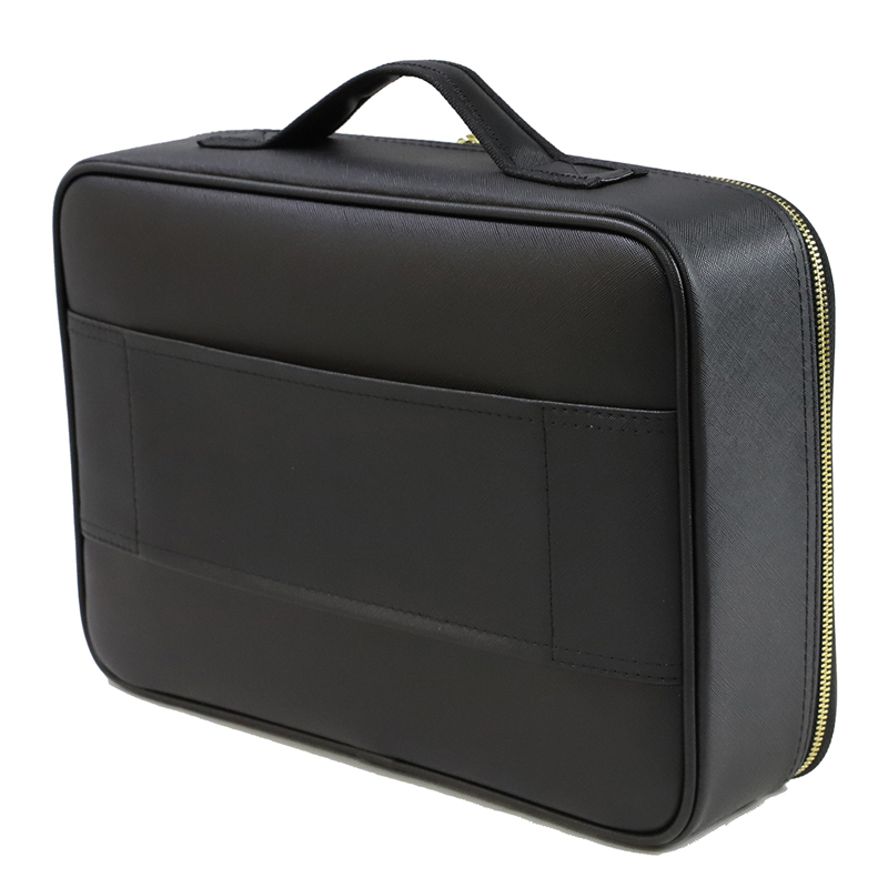 double zipper cosmetic case