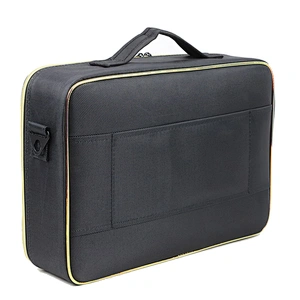 Large Capacity Bright Color Leather Makeup Artist Bag