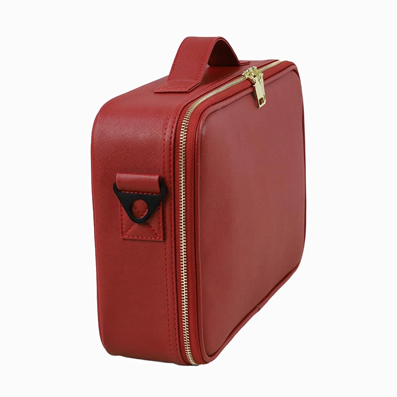 13.7 Inch Wind Red Cosmetic Bag Makeup New Product