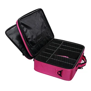 China Manufacturer Professional Large Capacity Makeup Brush Travel Case