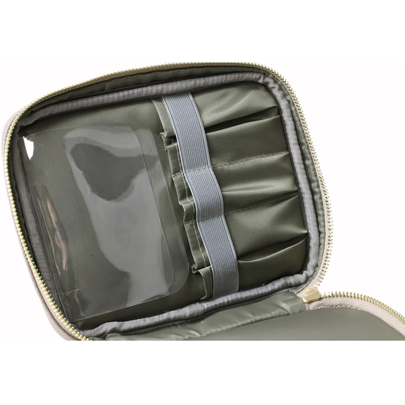 pvc makeup brush pockets
