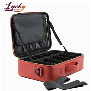 13.7 Inch Wind Red Cosmetic Bag Makeup New Product