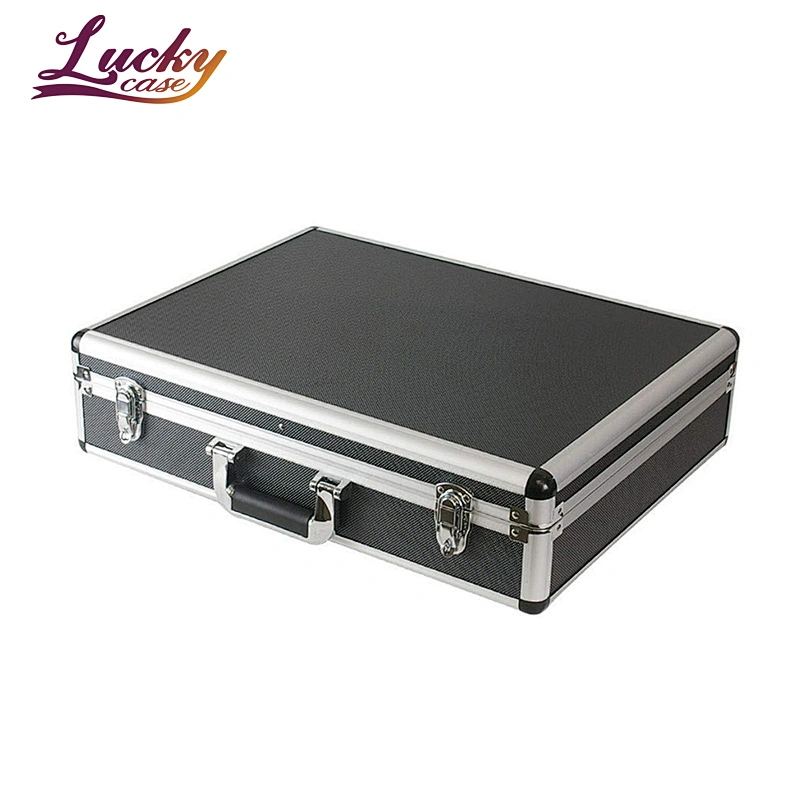 Universal Aluminum Hard Case Foam Tool Box Tool Case Aluminum Portable Case for tool Customize size Case