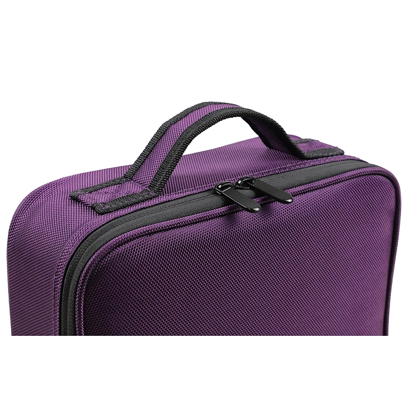 Factory Custom Cosmetic Toiletry Bag Dark Purple