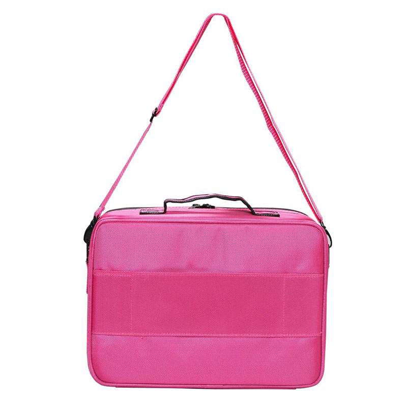makeup brush bag with shoulder strap