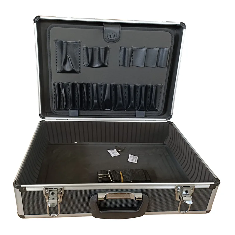 Universal Aluminum Hard Case Foam Tool Box Tool Case Aluminum Portable Case for tool Customize size Case
