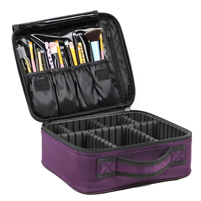 Factory Custom Cosmetic Toiletry Bag Dark Purple