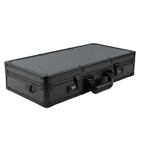 New Black Barber Tool Case Aluminum Alloy