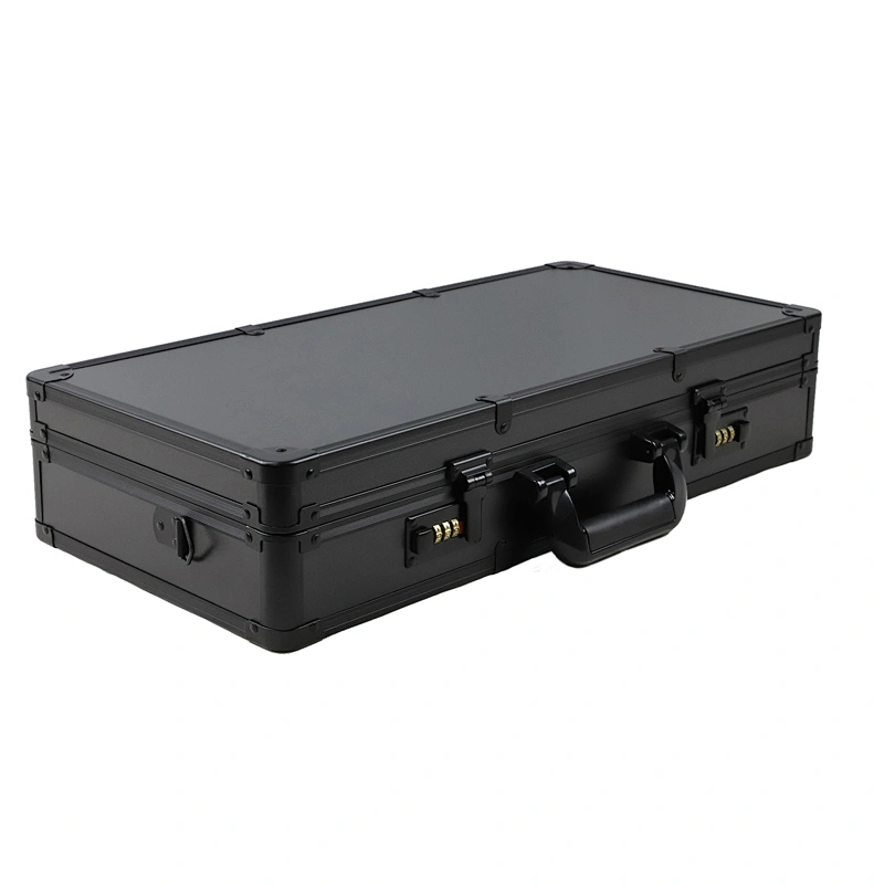 New Black Barber Tool Case Aluminum Alloy