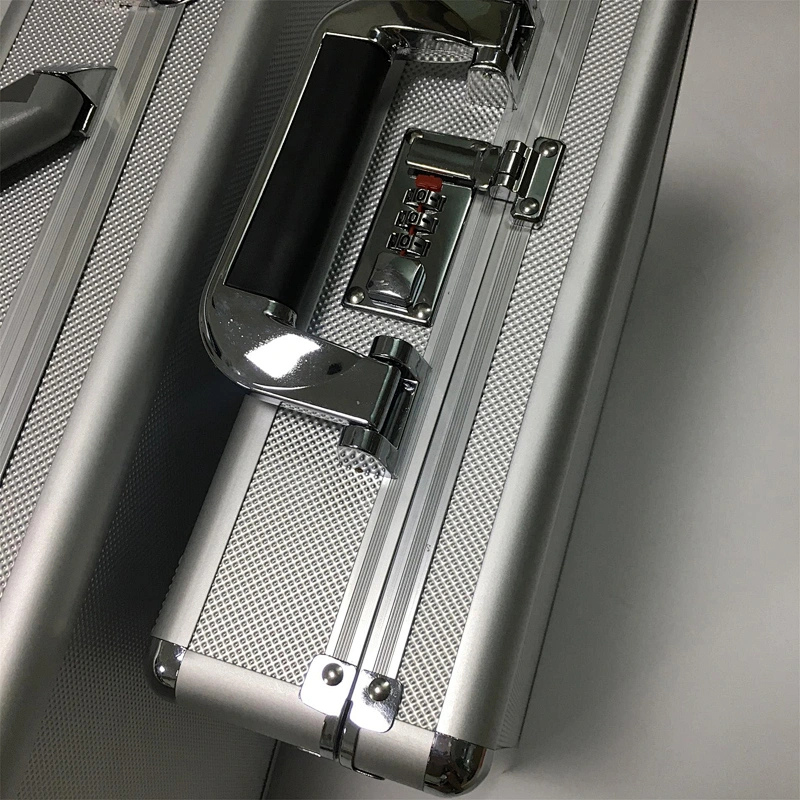 Single Portable Shortgun Case Silver with Foam