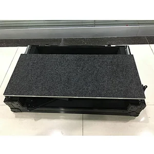 Rolling DJ Flight Case With Glide Shelf For Pioneer DDJ-SZ/DDJ-SZ2