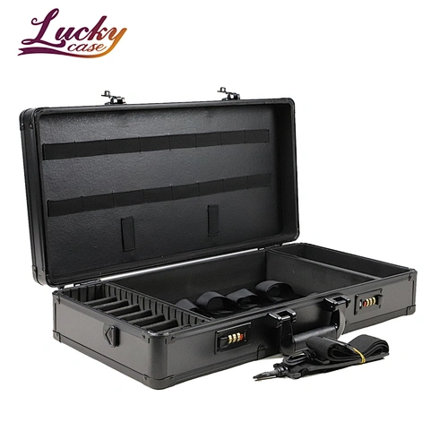 New Black Barber Tool Case Aluminum Alloy