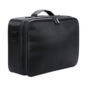 15.7 Inch Factory Wholesale Large Makeup Organiser Bag with Shoulder Strap
