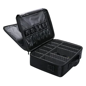 15.7 Inch Factory Wholesale Large Makeup Organiser Bag with Shoulder Strap
