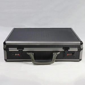 Custom Men Briefcase Attache Case Aluminum with Combination Locks