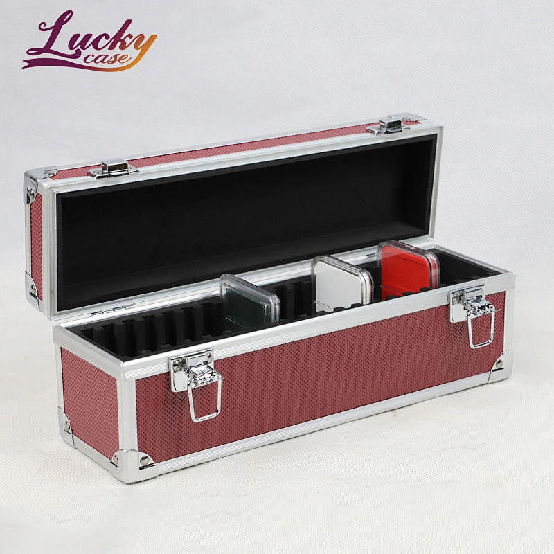 High Quality Red Aluminum Coin Case for 20 Slabs