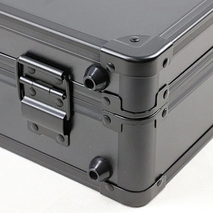New Black Barber Tool Case Aluminum Alloy