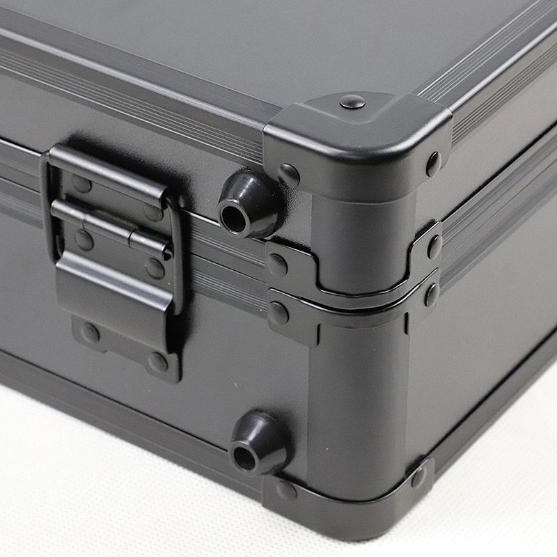 New Black Barber Tool Case Aluminum Alloy