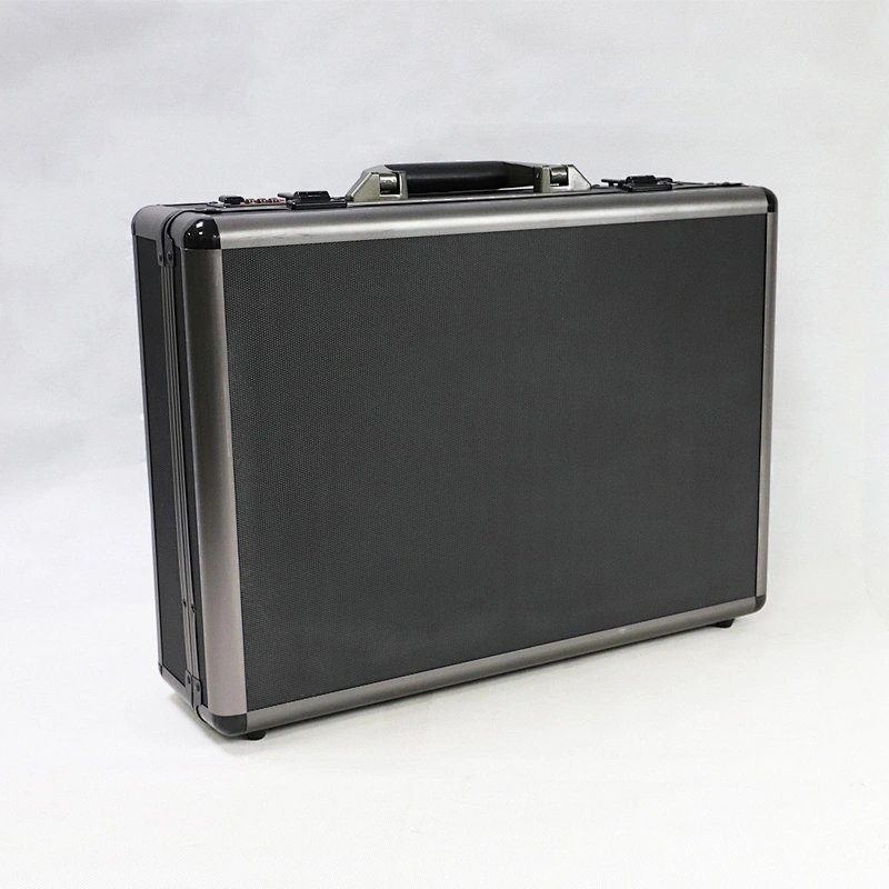 Custom Men Briefcase Attache Case Aluminum with Combination Locks
